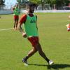 Brian Nievas en un entrenamiento de Patronato.