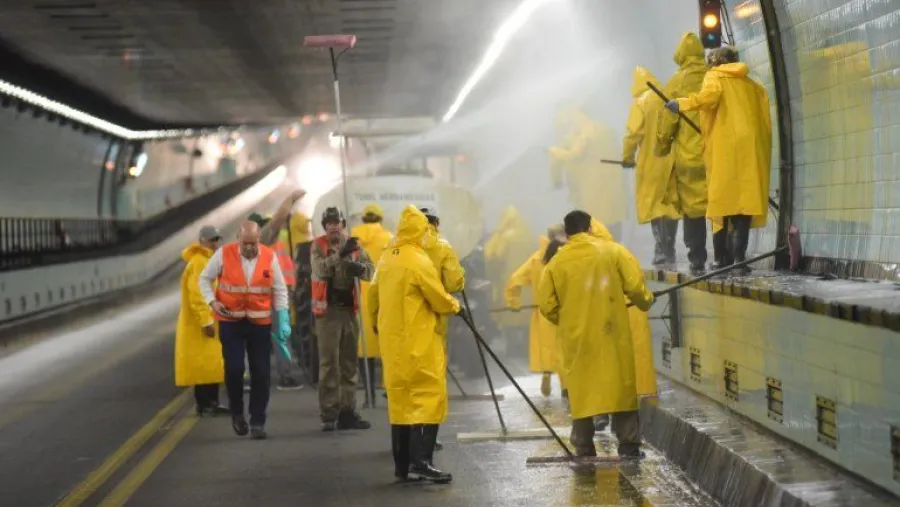 Alternarán el tránsito en el Túnel Subfluvial por tareas de limpieza Alternarán el tránsito en el Túnel Subfluvial por tareas de limpieza