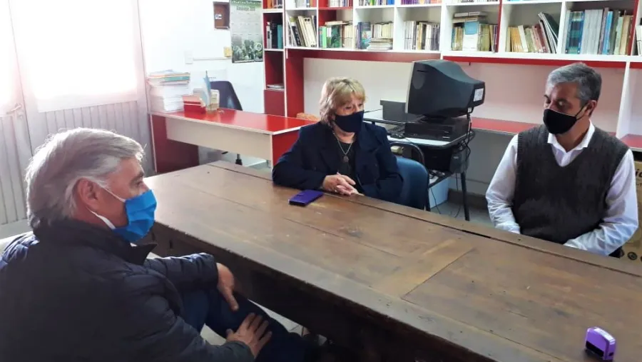 Landó con el intendente de Urdinarrain Landó con el intendente de Urdinarrain