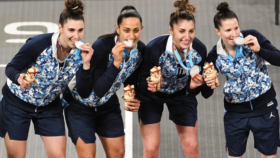 Las “Gigantes” se quedaron con la medalla de plata en el 3x3 Panamericano