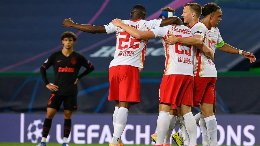 Leipzig-Atlético Madrid Leipzig sorprendió al Atlético Madrid de Simeone y avanzó a semifinales