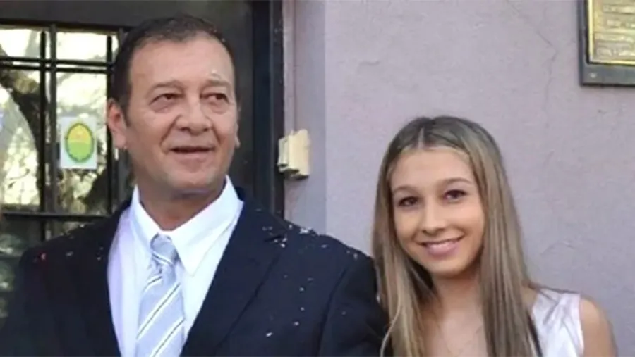 Nahir Galarza y su padre, Marcelo Galarza. Nahir Galarza y su padre, Marcelo Galarza.