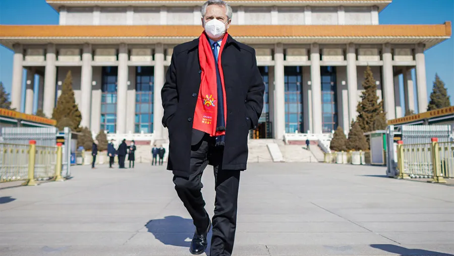 Alberto Fernández, en una visita histórica a Beijing. Alberto Fernández, en una visita histórica a Beijing.