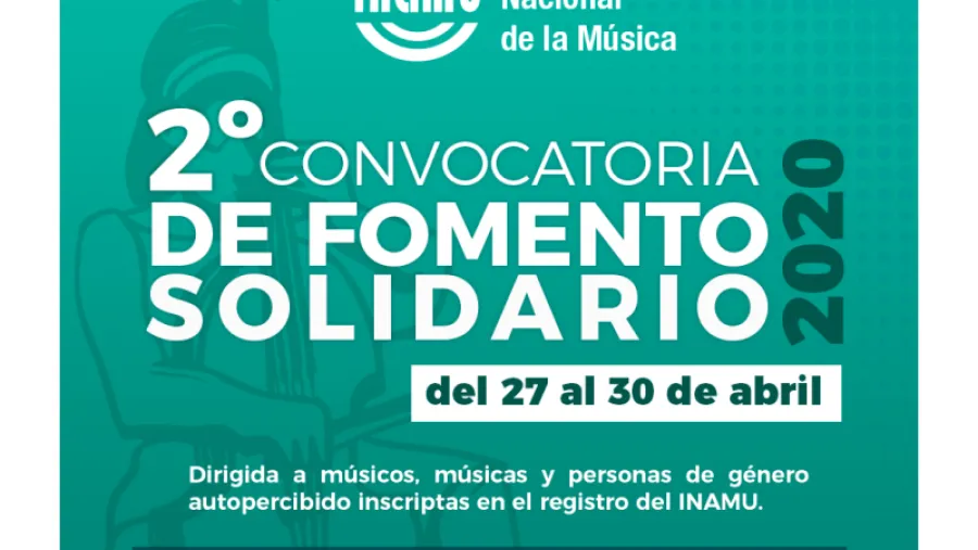 segunda Convocatoria de Fomento Solidario Segunda Convocatoria de Fomento Solidario