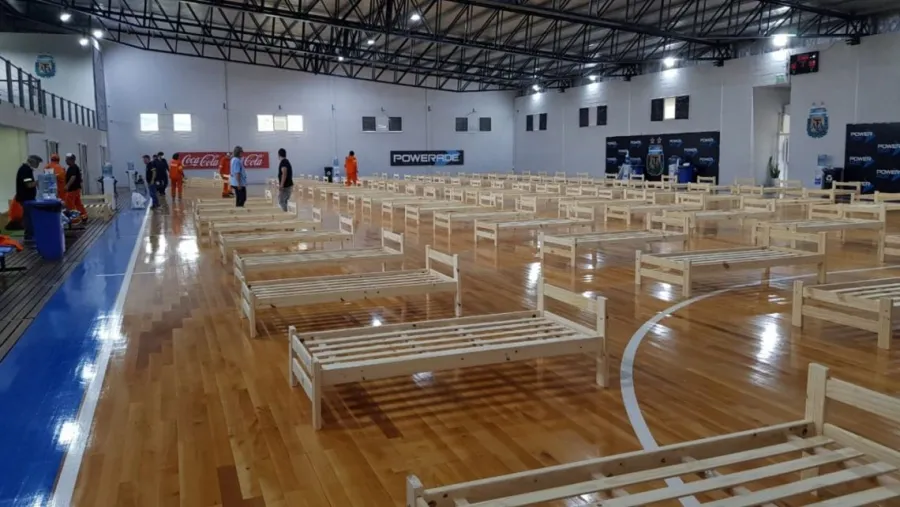 AFA La AFA armará un hospital de campaña en la cancha de fustal del predio de Ezeiza