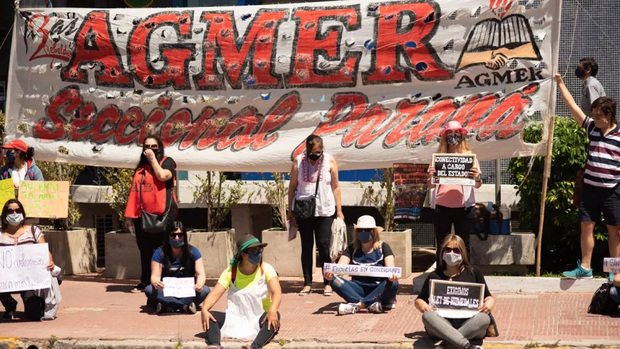 AGMER protesta Jornada Nacional AGMER protesta Jornada Nacional