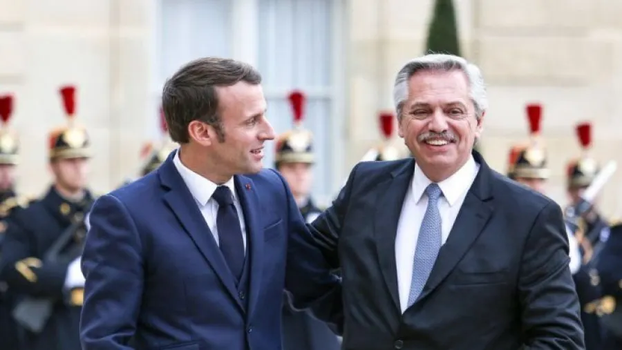 Fernández fue invitado por Macron para participar del Foro de París Fernández fue invitado por Macron para participar del Foro de París