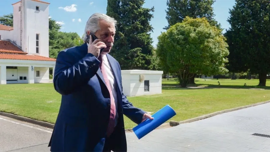 El presidente Alberto Fernández. El presidente Alberto Fernández.