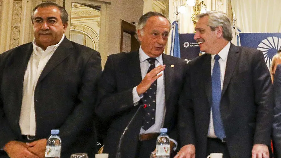 Daer, Acevedo y Fernández, cuando se reunieron en Tucumán. Daer, Acevedo y Fernández, cuando se reunieron en Tucumán.