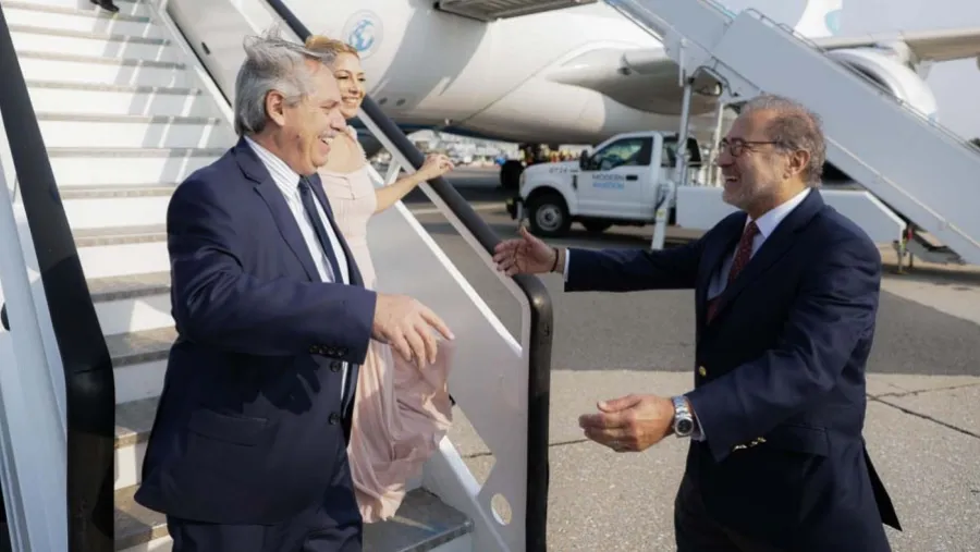 El embajador en Estados Unidos, Jorge Argüello, recibió al Presidente Alberto Fernández. El embajador en Estados Unidos, Jorge Argüello, recibió al Presidente Alberto Fernández.