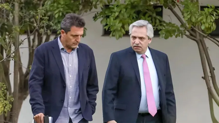 Sergio Massa y Alberto Fernández.