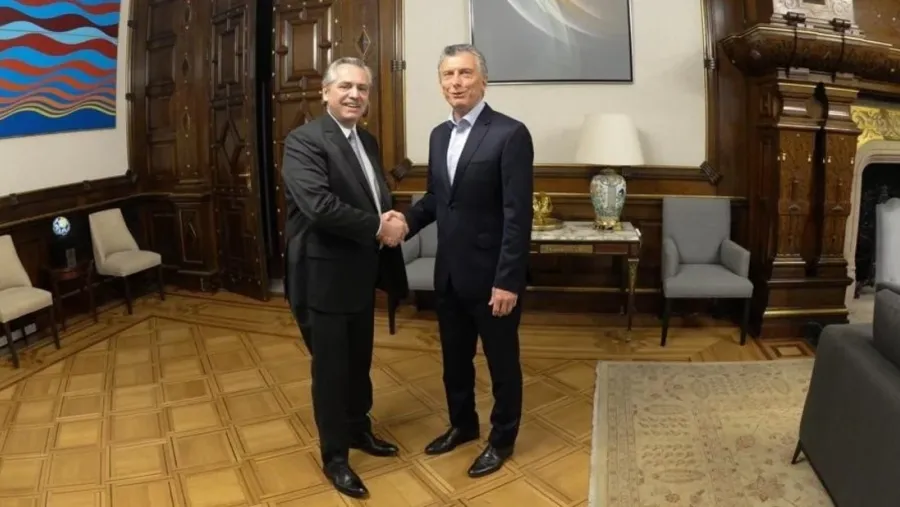 Mauricio Macri y Alberto Fernández Mauricio Macri y Alberto Fernández