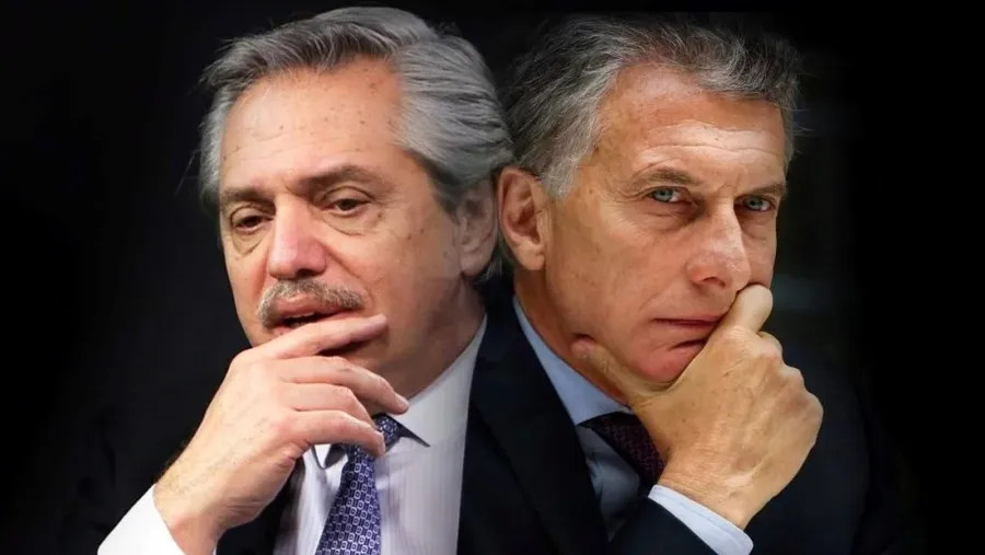 Alberto Fernández y Mauricio Macri Alberto Fernández y Mauricio Macri