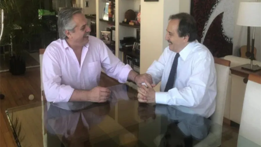 Alberto Fernández con Ricardo Alfonsín Alberto Fernández con Ricardo Alfonsín