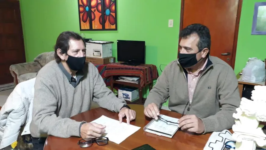 Alfredo Blochinger y Oscar Aliano, integrantes de Alternativa Radical Alfredo Blochinger y Oscar Aliano, integrantes de Alternativa Radical