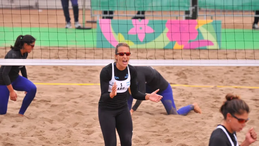 Beach Volley: la entrerriana Ana Gallay festejó en el inicio de los Juegos Panamericanos Beach Volley: la entrerriana Ana Gallay festejó en el inicio de los Juegos Panamericanos