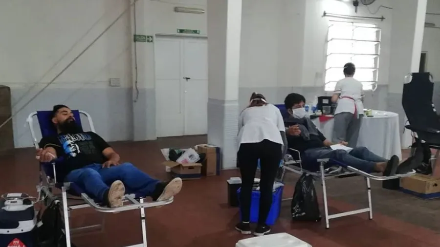 Atlètico Paranà Atlético Paraná se sumó a la campaña de colecta de sangre