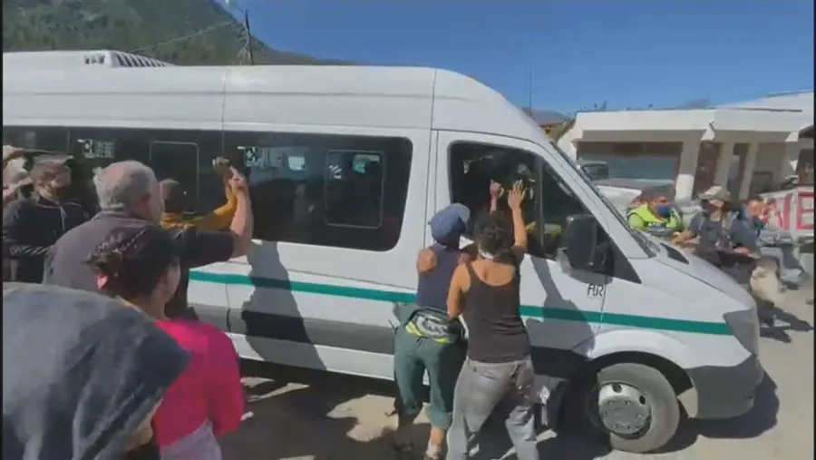 ataque traffic presidencial Chubut ataque traffic presidencial Chubut