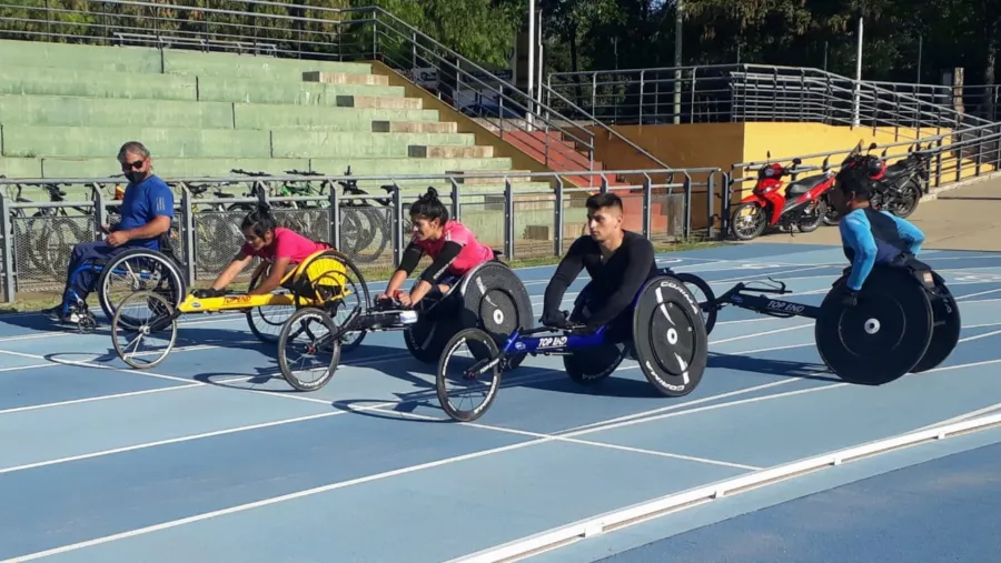Atletas La selección argentina de atletismo adaptado entrena en “La Histórica”