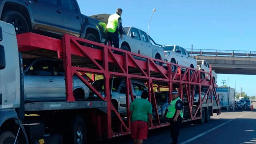 El operativo se realizó en el Puesto Caminero de Gualeguaychú. El operativo se realizó en el Puesto Caminero de Gualeguaychú.