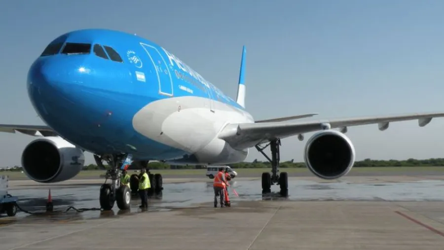 avión Aerolíneas vacunas avión Aerolíneas vacunas