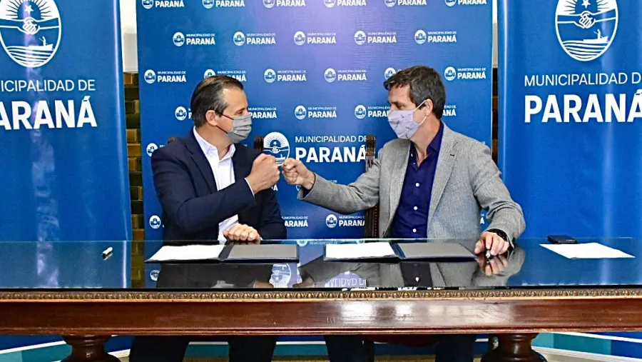 Adán Bahl con Enrique Cresto Adán Bahl con Enrique Cresto