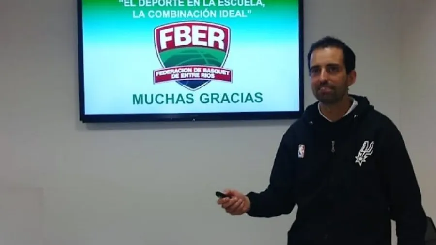 Luciano Correa La FBER presentará la semana próxima el proyecto de Básquet Escolar