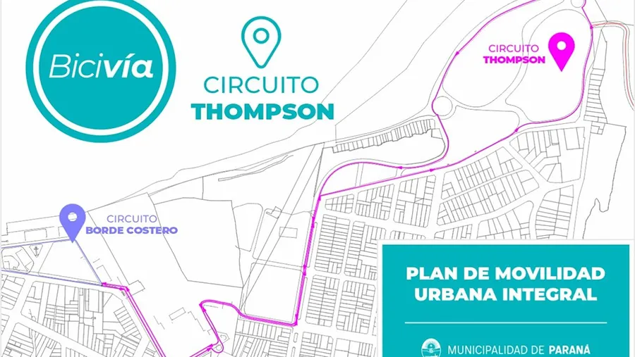 La iniciativa comprende el tramo que va desde el Puerto Nuevo hasta el Balneario Thompson de Paraná, en donde se construirán 4,5 kilómetros de infraestructura ciclista. La iniciativa comprende el tramo que va desde el Puerto Nuevo hasta el Balneario Thompson de Paraná, en donde se construirán 4,5 kilómetros de infraestructura ciclista.