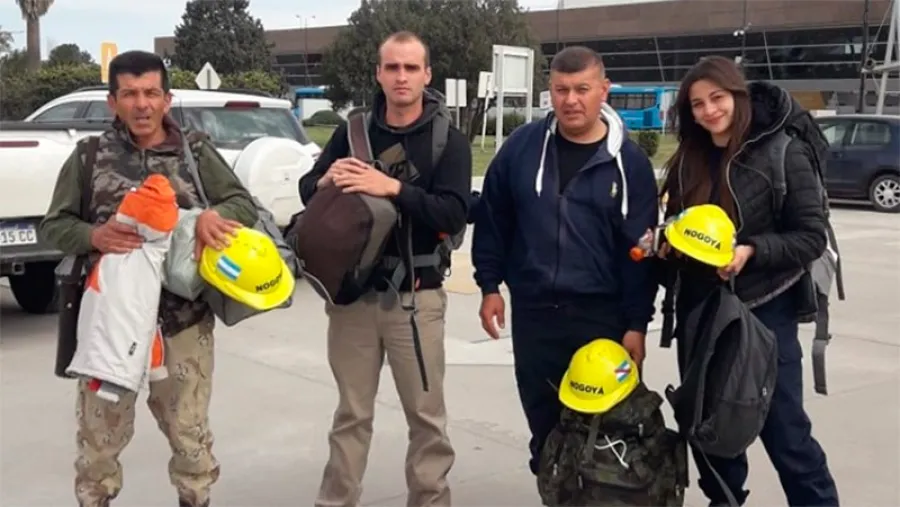 Bomberos de Nogoyá viajaron al Amazonas Bomberos de Nogoyá viajaron al Amazonas