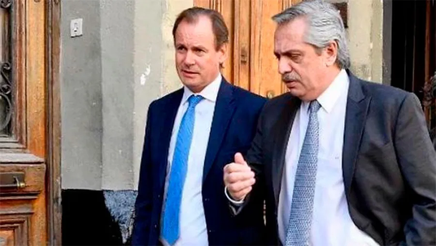 Gustavo Bordet y Alberto Fernández Gustavo Bordet y Alberto Fernández