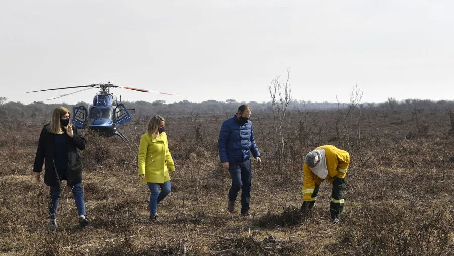 Bordet recorrió las islas: "Requiere un trabajo interjurisdiccional revertir el daño" Bordet recorrió las islas: "Requiere un trabajo interjurisdiccional revertir el daño"