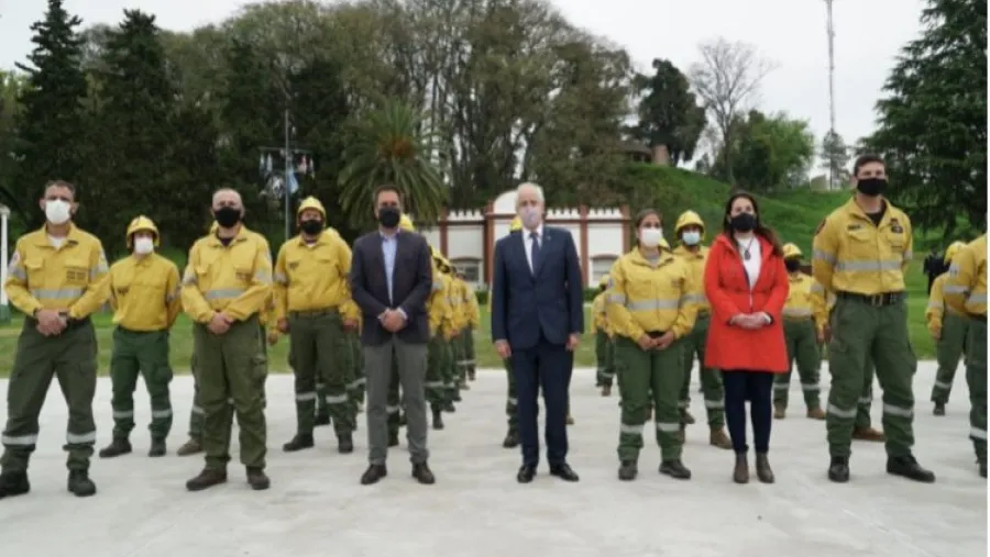 Cabandié y Taiana acordaron cooperación en el manejo del fuego Cabandié y Taiana acordaron cooperación en el manejo del fuego