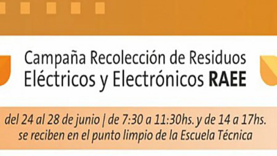 Campaña de Recolección de Residuos Eléctricos y Electrónicos Campaña de Recolección de Residuos Eléctricos y Electrónicos