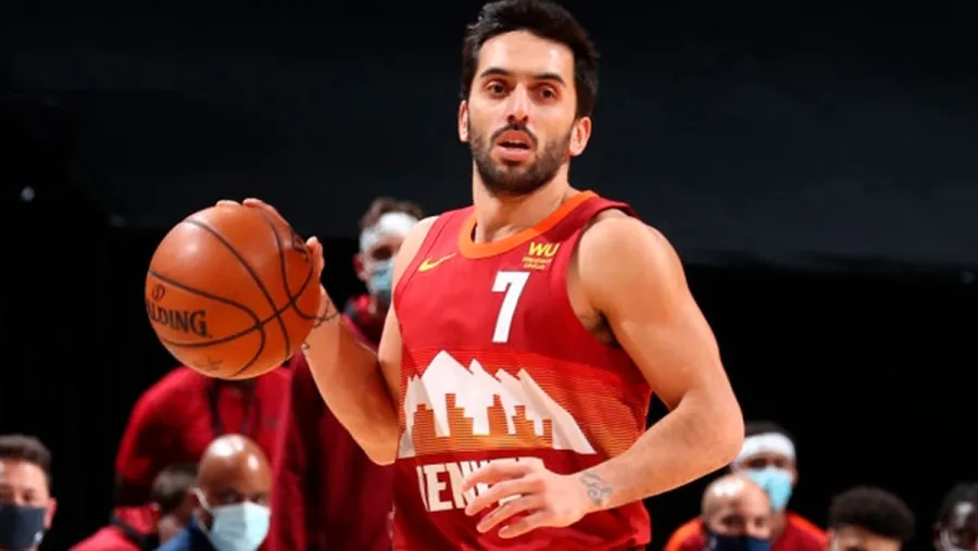 Facundo Campazzo Facundo Campazzo aportó seis puntos en la derrota de Denver ante Brooklyn