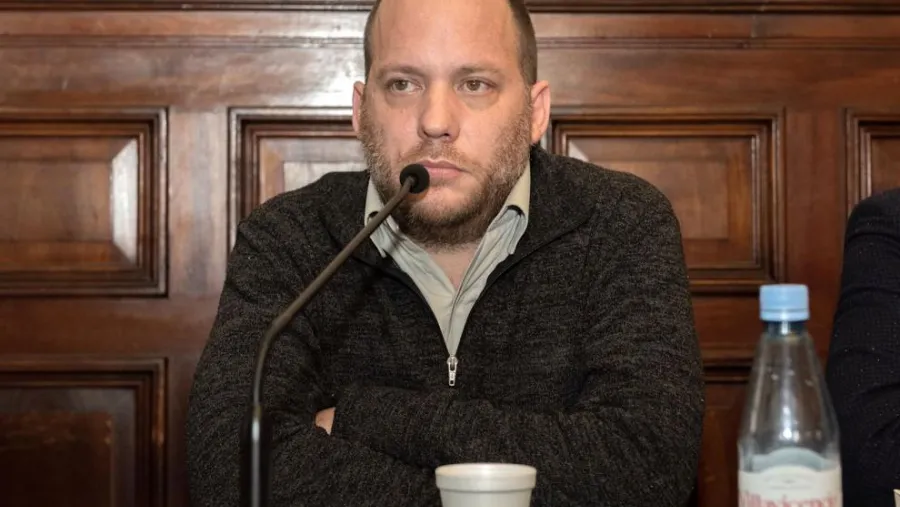 Lucas Carrasco durante el juicio Lucas Carrasco durante el juicio