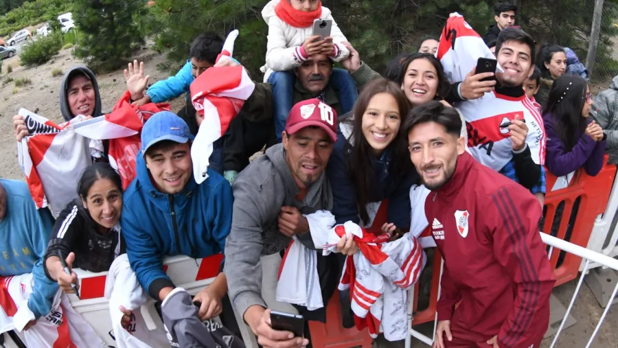 Milton Casco Por una lumbalgia, Milton Casco no pudo entrenar con sus compañeros de River