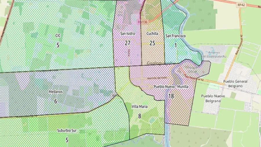 mapa epidemiológico Gualeguaychú mapa epidemiológico Gualeguaychú
