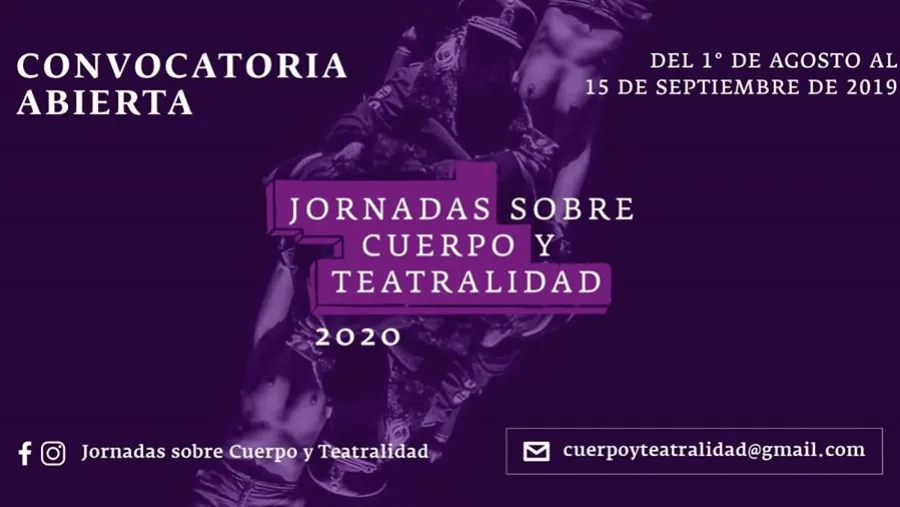 Jornadas Sobre Cuerpo y Teatralidad Jornadas Sobre Cuerpo y Teatralidad