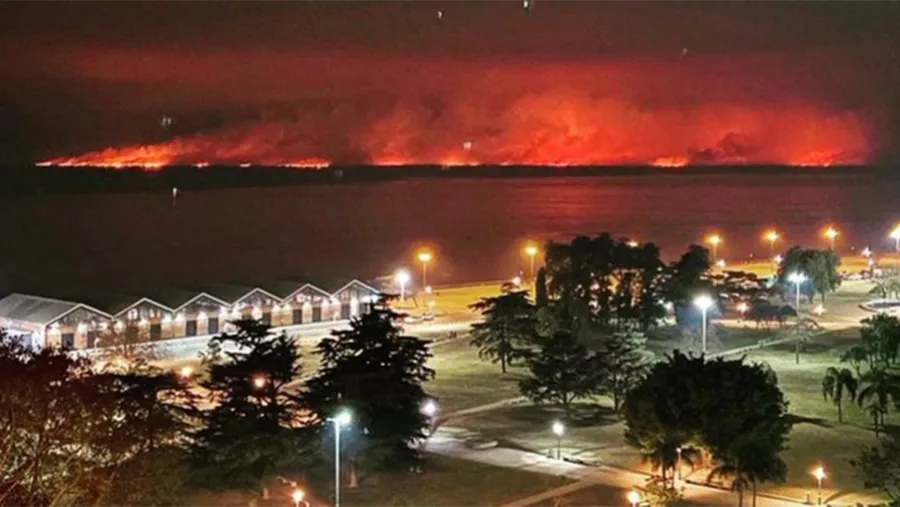 El Delta del Paraná lleva meses siendo consumido por las llamas. De acuerdo al Observatorio de la Tierra de la NASA, estos incendios están vinculados a “un período de clima inusualmente cálido y de sequía”. Estas condiciones llevaron a que el río Paraná alcance sus niveles más bajos durante el verano, en vez de al final del invierno, cuando suele ocurrir. El Delta del Paraná lleva meses siendo consumido por las llamas. De acuerdo al Observatorio de la Tierra de la NASA, estos incendios están vinculados a “un período de clima inusualmente cálido y de sequía”. Estas condiciones llevaron a que el río Paraná alcance sus niveles más bajos durante el verano, en vez de al final del invierno, cuando suele ocurrir.