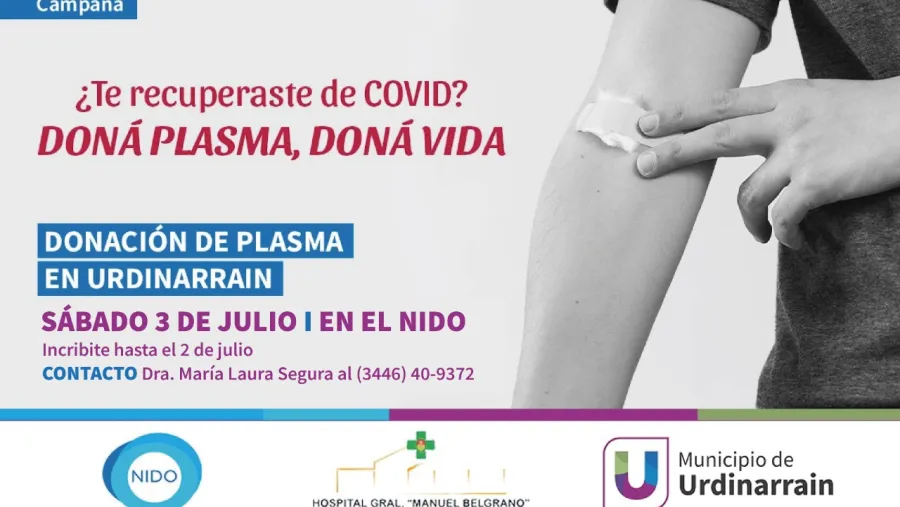 Urdinarrain donación de plasma Urdinarrain donación de plasma