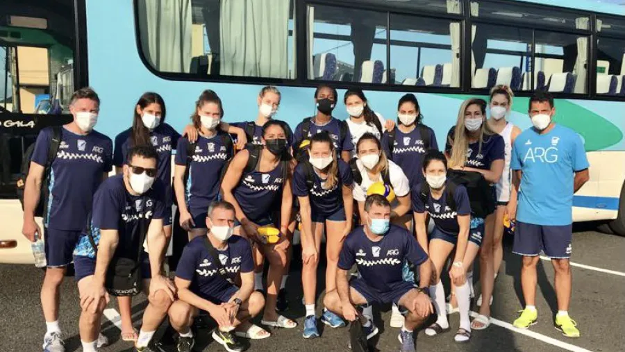 Vóley: con la colonense Sabrina Germanier, “Las Panteras” llegaron a Japón Vóley: con la colonense Sabrina Germanier, “Las Panteras” llegaron a Japón
