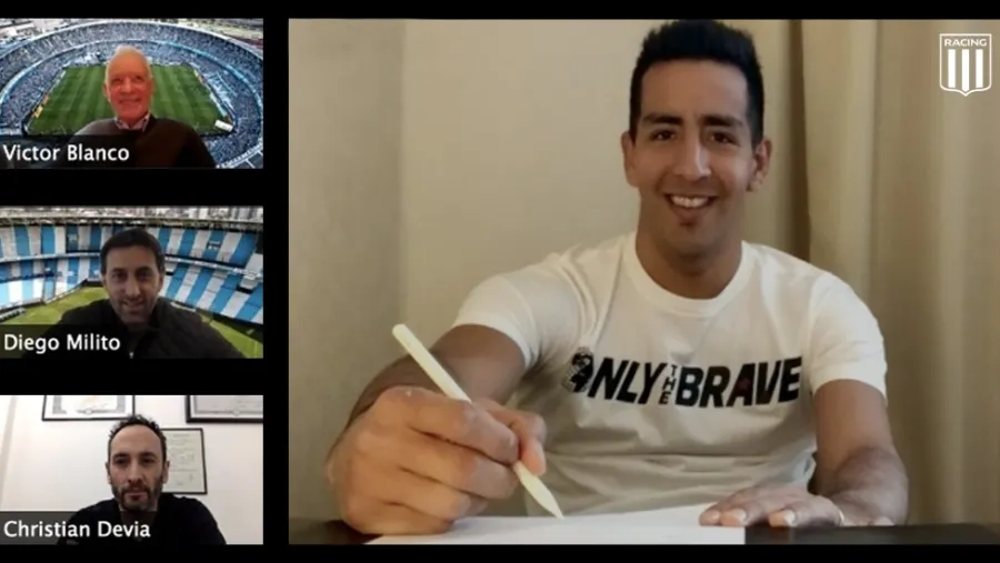 Matías Ibáñez El exPatronato Matías Ibáñez firmó con Racing: "Es uno de los tres clubes más grandes"