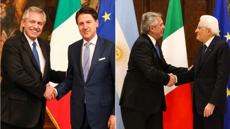 Alberto Fernández en Roma Alberto Fernández en Roma