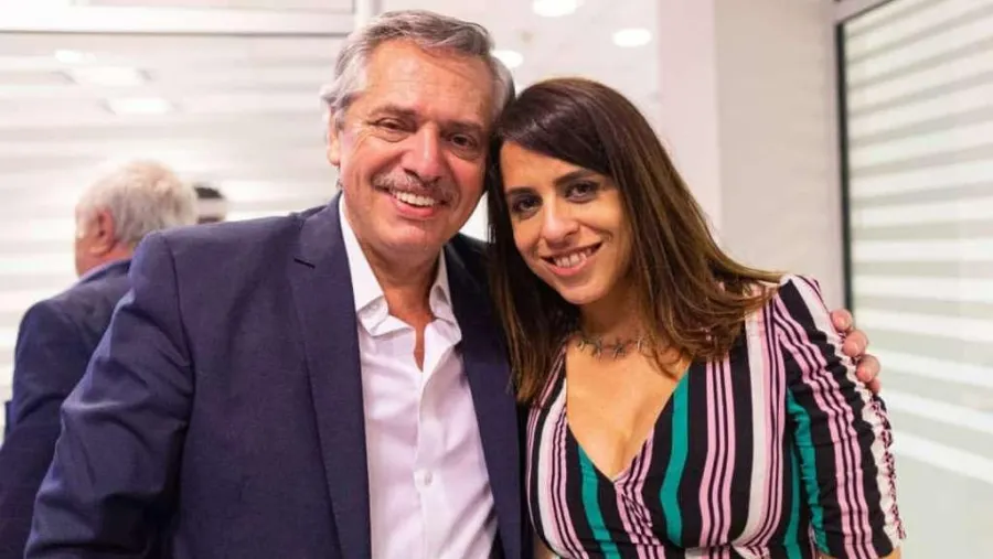 Alberto Fernández con Victoria Donda Alberto Fernández con Victoria Donda