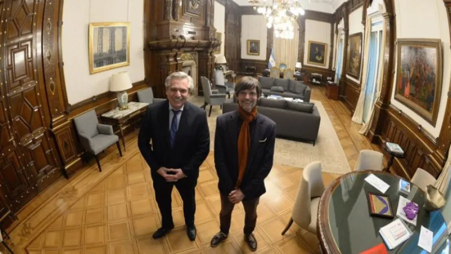 Alberto Fernández y Sabino Vaca Narvaja Alberto Fernández y Sabino Vaca Narvaja