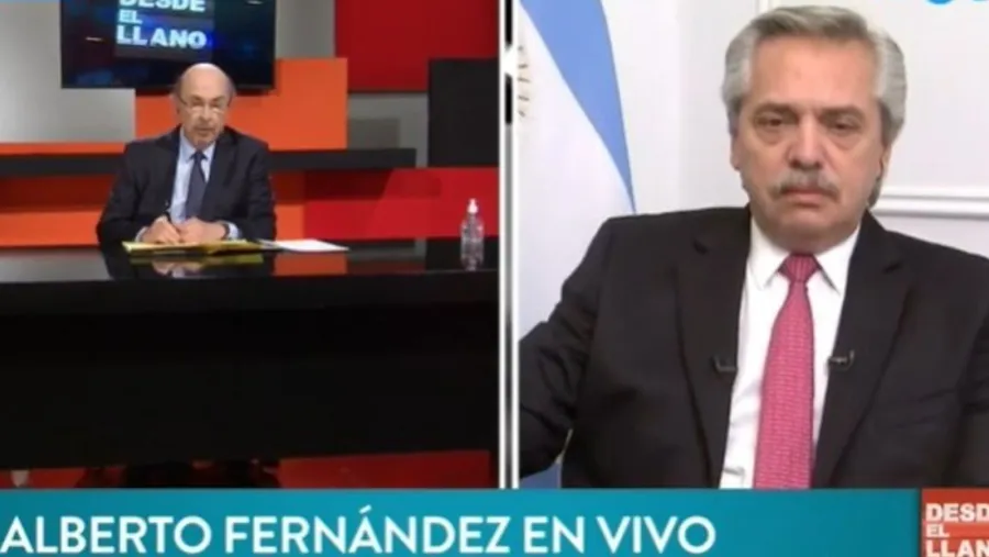 Alberto Fernández en TN Alberto Fernández en TN