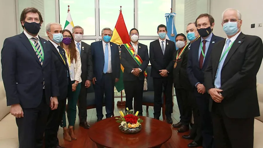 Alberto Fernández con el presidente de Bolivia, Luis Arce Alberto Fernández con el presidente de Bolivia, Luis Arce