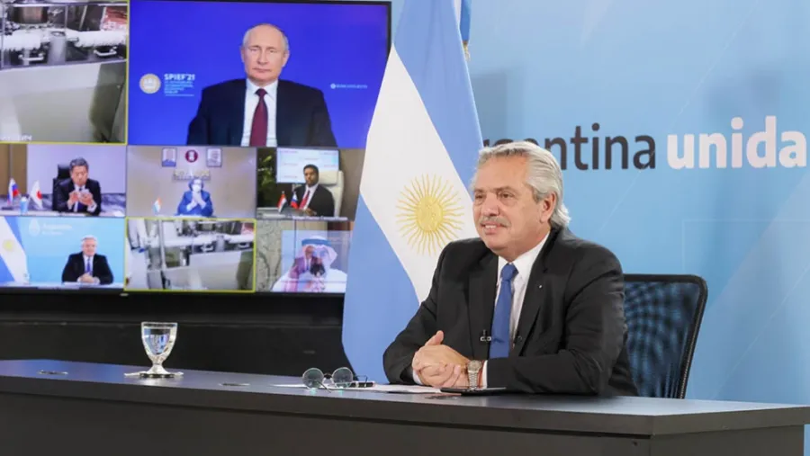 Junto a Putin, Alberto Fernández anunció que Argentina comenzará a producir la Sputnik V Junto a Putin, Alberto Fernández anunció que Argentina comenzará a producir la Sputnik V