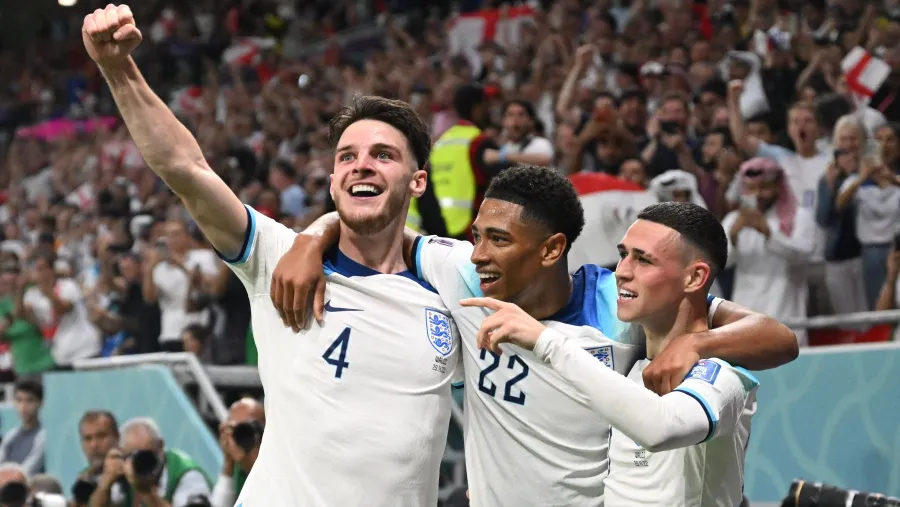 Inglaterra goleó a Gales y sacó boleto para enfrentar a Senegal en octavos de final
