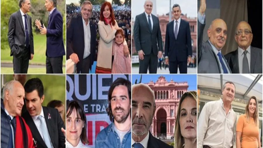 Las ocho fórmulas presidenciales que competirán en las PASO Las ocho fórmulas presidenciales que competirán en las PASO